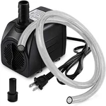 Pulaco Submersible Pump With 3.3 Ft Tubing 10WATT, Black. Fixed Price $20.99.