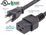 Premium IEC320 C19 To NEMA5-15P Ac Power Plug Adapter Cord 15A 125V 14AWG. Fixed Price $9.85.