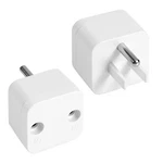 2PCS Grounding Plug Adapter Safety Outlet Premium Abs Copper Mat. Fixed Price $13.39.