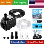 Cwkj Fountain Pump, 400GPH25W 1500L/H Submersible Water Durable Outdoor .... Fixed Price $31.49.
