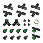 3/8" Soaker Hose Fittings Kit, Garden Irrigation Connectors With Two-way.... Fixed Price $33.62.