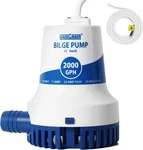 Wassermann 2000GPH Prime Bilge Pump 12V, Upgraded Heavy-duty Marine Gray. Fixed Price $75.68.
