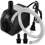 400GPH Submersible Pump With Ft Tubing, (1500L/H 25W) Durable Fountain Water. Fixed Price $26.04.