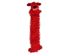 Multipet Loofa Floppy Dog Toy Red 12IN. Fixed Price $7.99.