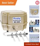 Efficient 254 Gph Air Pump - Adjustable Flow & Quiet Operation For Aquatic Life. Fixed Price $66.49.