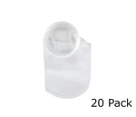 Simplicity X 14" 200 Micron Aquarium Filter Sock W/ Plastic Ring (20 Pack). Fixed Price $140.00.