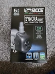 Sicce Syncra 2.0 Silent Multifunction Pump, 568 Gph. Fixed Price $69.99.