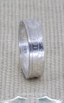 2013 90% Silver Proof Atb Quarter Coin Ring Nh Oh Nv Md Sd Wedding Band State Np. Fixed Price $45.00.