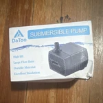 Datoo Submersible Water Pump For Fresh Marine Aquariums Hydroponic Systems. Fixed Price $15.00.